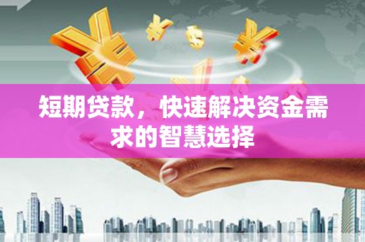 兴县短期贷款，快速解决资金需求的智慧选择