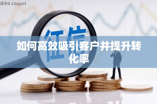 漳州如何高效吸引客户并提升转化率