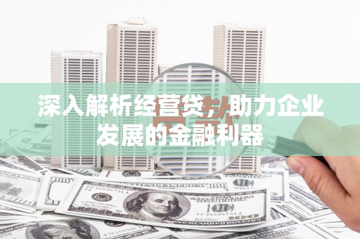 灵宝深入解析经营贷，助力企业发展的金融利器
