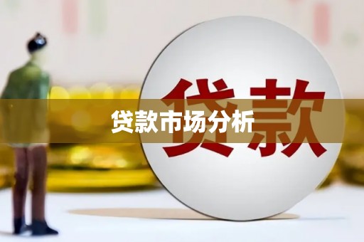 天津贷款市场分析