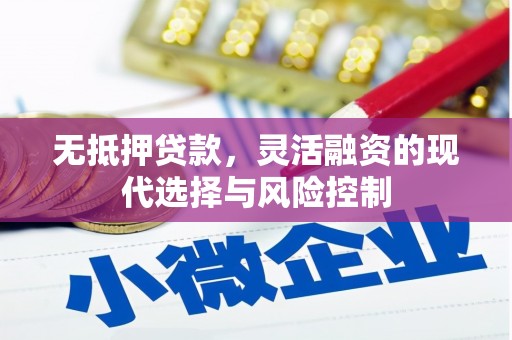 平度无抵押贷款，灵活融资的现代选择与风险控制