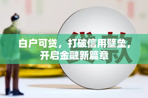 武汉白户可贷，打破信用壁垒，开启金融新篇章