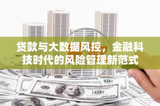 崇安贷款与大数据风控，金融科技时代的风险管理新范式