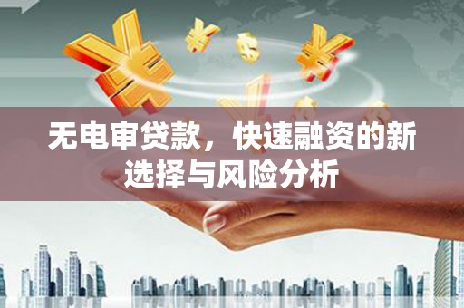 济源无电审贷款，快速融资的新选择与风险分析