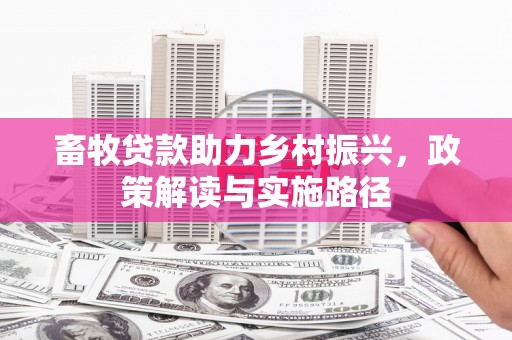 叶城畜牧贷款助力乡村振兴，政策解读与实施路径