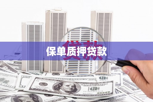 蕲春保单质押贷款