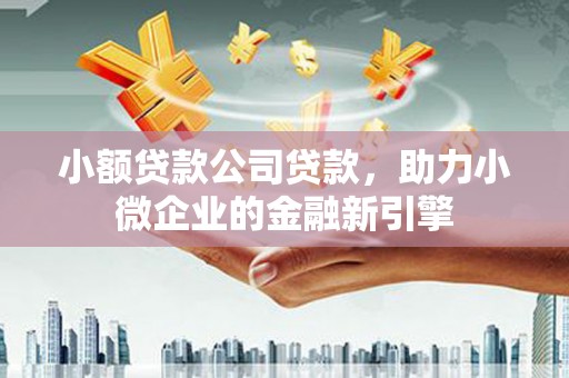 延吉小额贷款公司贷款，助力小微企业的金融新引擎