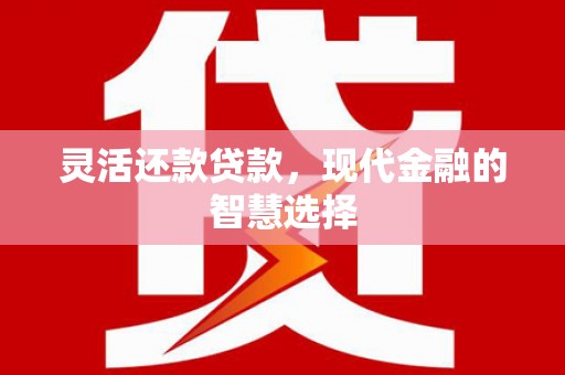 荣昌灵活还款贷款，现代金融的智慧选择