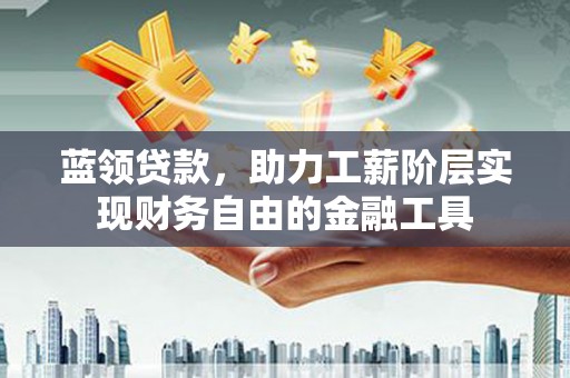 苍南蓝领贷款，助力工薪阶层实现财务自由的金融工具