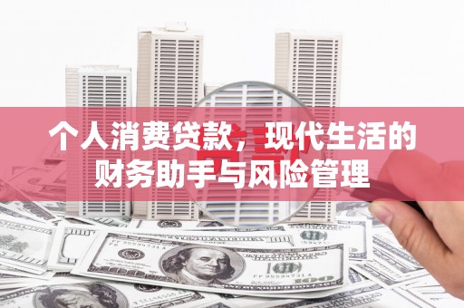 竹崎个人消费贷款，现代生活的财务助手与风险管理